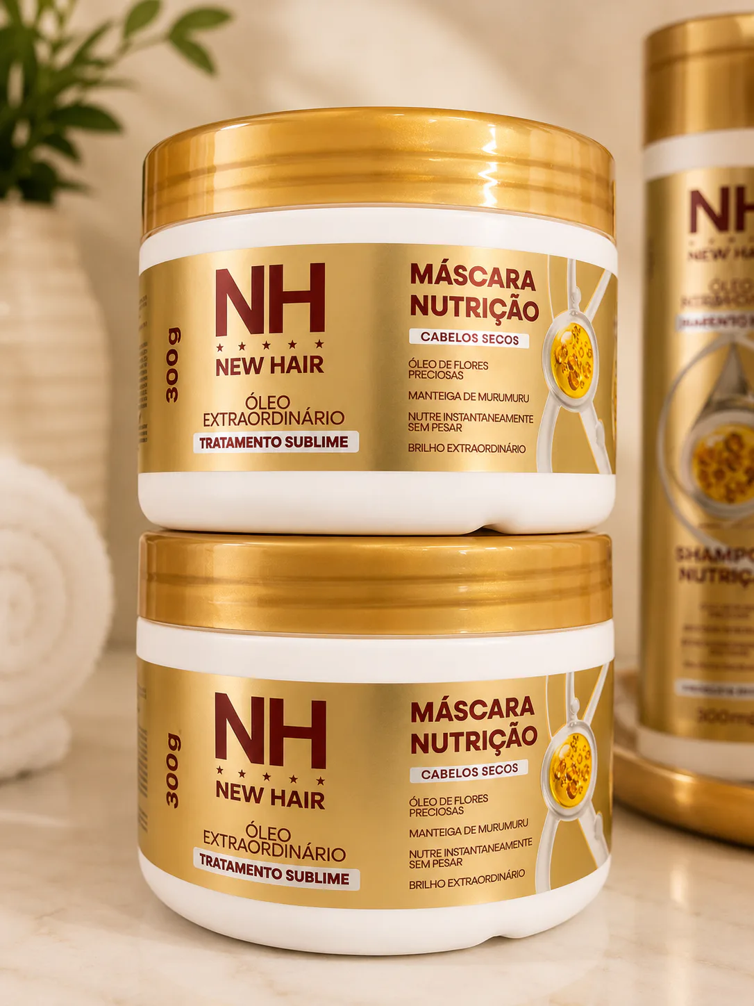 Máscara de Nutrição NH New Hair Óleo Extraordinário