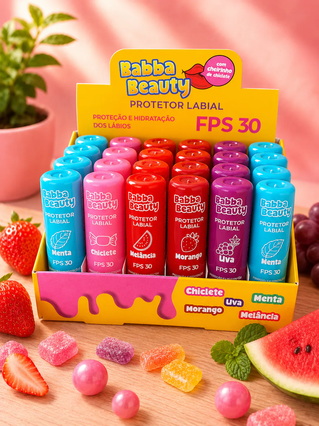 Protetor Labial Babba Beauty FPS 30