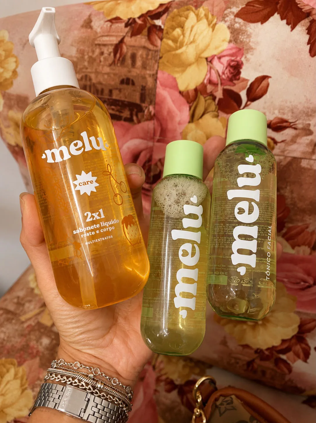 Tônico Facial Melu com Esqualano e Vitamina E – Pele Limpa e Hidratada