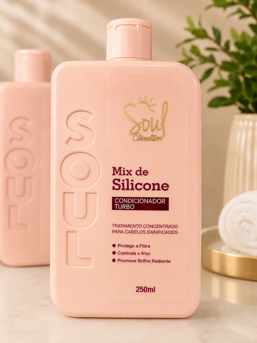 Condicionador Turbo Soul Cosméticos Mix de Silicone