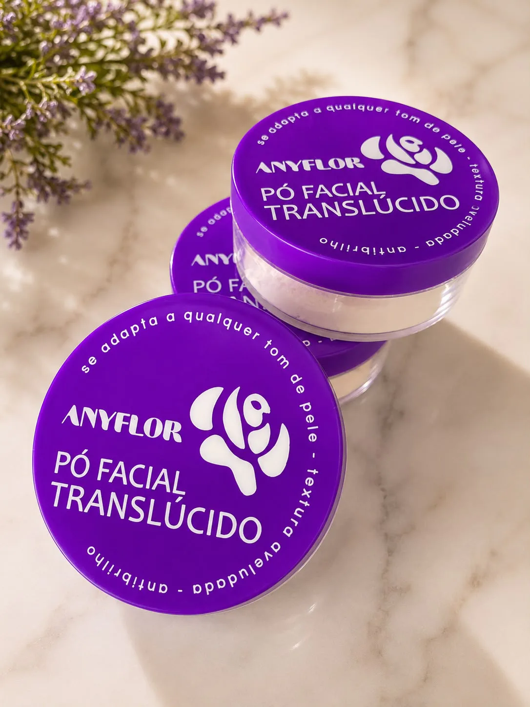 Pó Facial Translúcido Anyflor