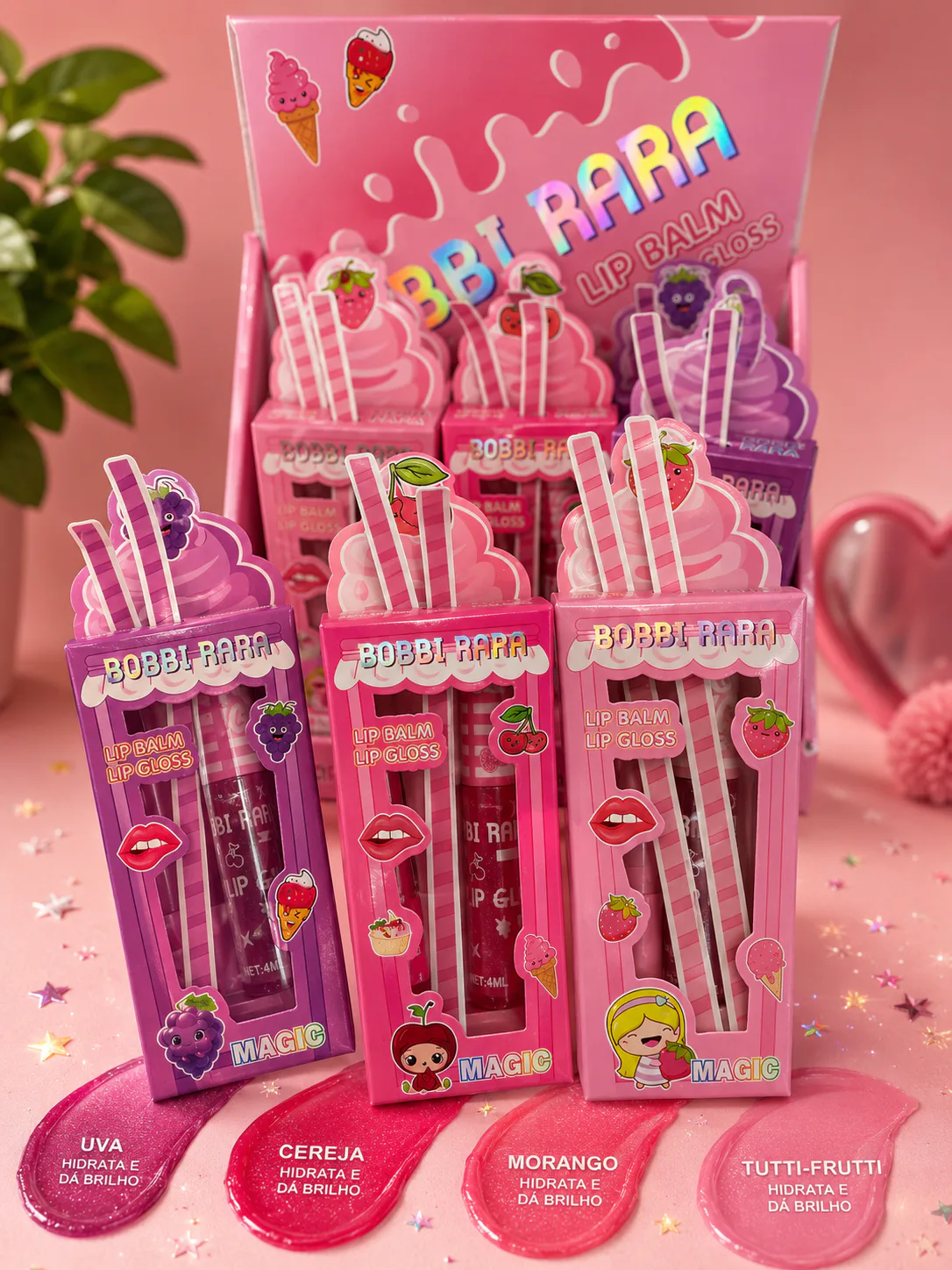Bobbi Rara Lip Balm + Lip Gloss Magic – 2 em 1