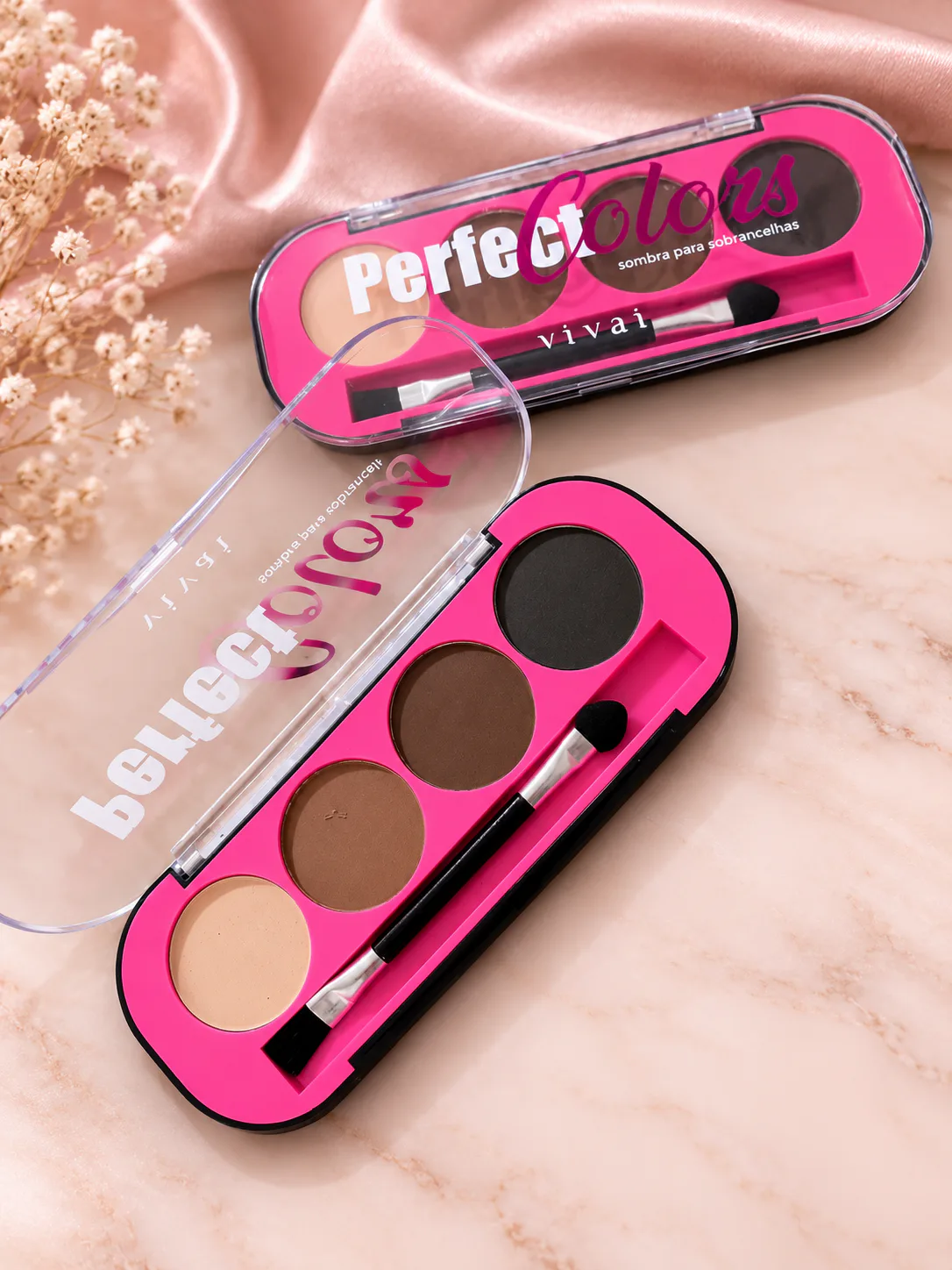 Paleta de Sombras para Sobrancelhas Perfect Colors – Vivai