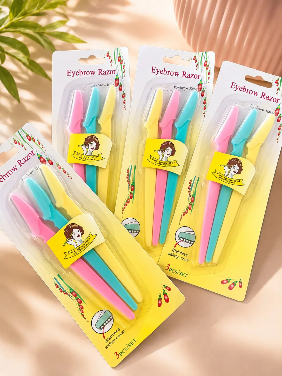 Navalha para Sobrancelhas – Kit com 3 Unidades